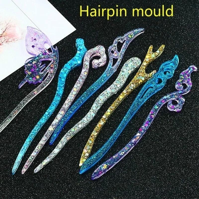 Resin Art For Sale - แม่พิมพ์ซิลิโคนใสแบบใหม่สำหรับทำเครื่องประดับผมเรซิ่น DIY แม่พิมพ์เรซิ่นอีพ็อกซี่สำหรับตกแต่งผมผู้หญิง