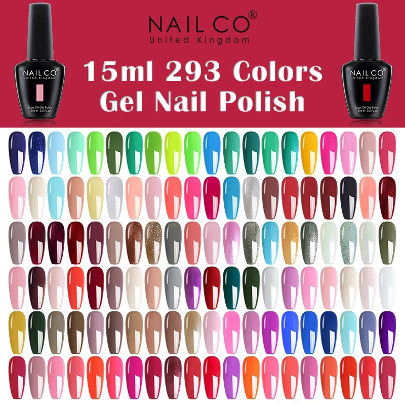 Resin Art All - NAILCO 15ml สีดําสีขาวสีแดงสีชมพู ColorGel เล็บ 333