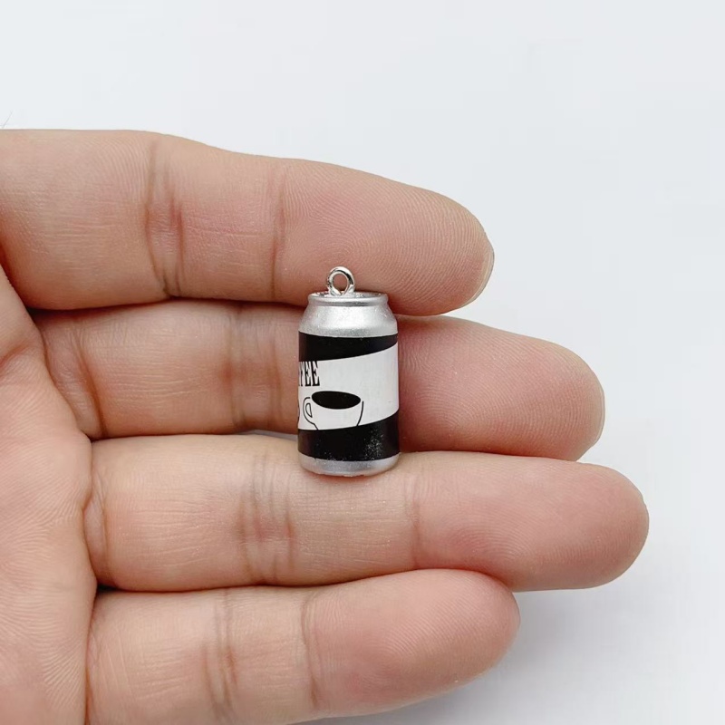10 ชิ้น จี้เรซินรูปกระป๋องเครื - Resin Art Earrings บทวิจารณ์และราคา