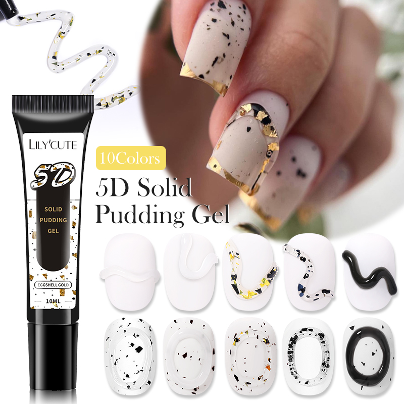 LILYCUTE 10ml 5D Solid พุดดิ้ง - Resin Art Youtube บทวิจารณ์และราคา