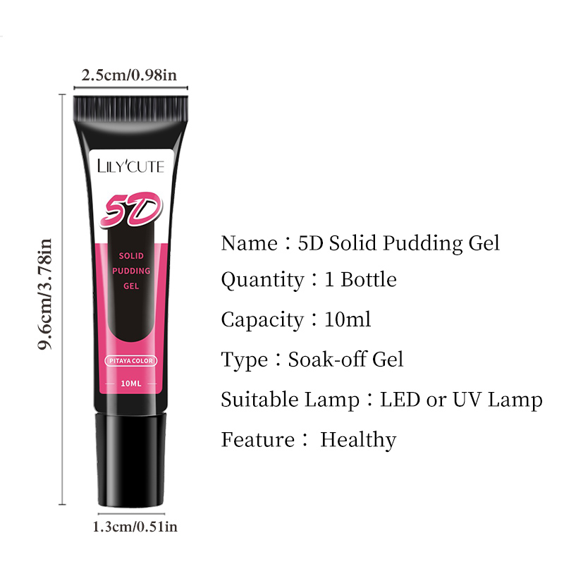 LILYCUTE 10ml 5D Solid พุดดิ้ง - Resin Art Youtube บทวิจารณ์และราคา