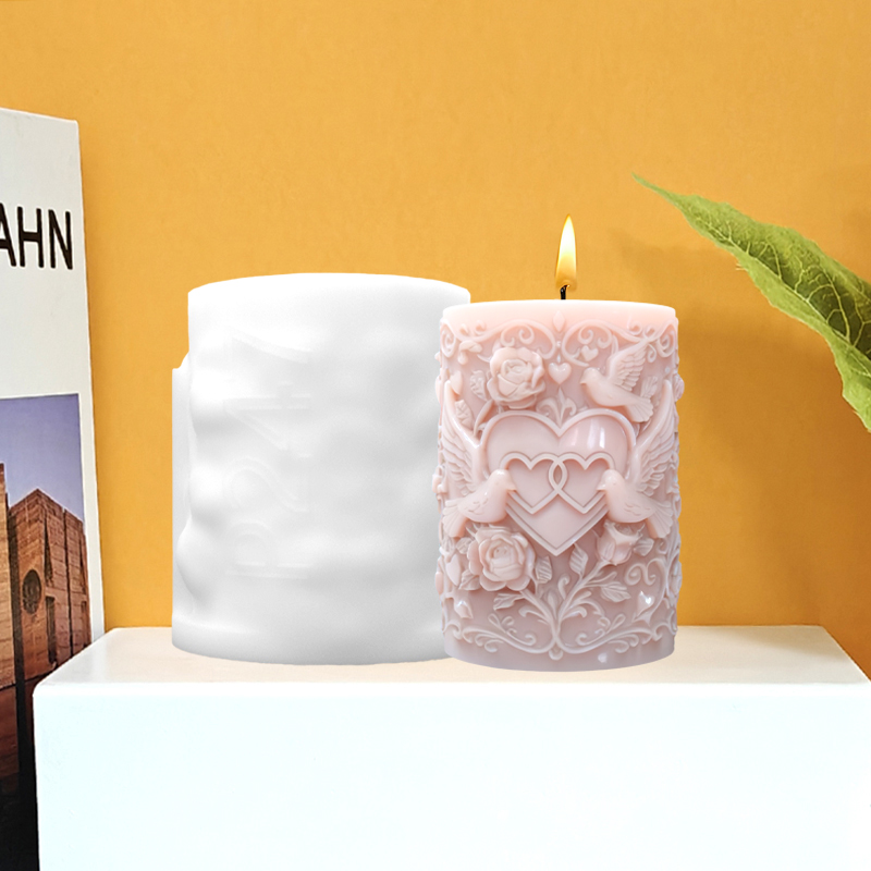แม่พิมพ์ซิลิโคนรูปเทียนรูปหัวใ - Resin Art With Rose บทวิจารณ์และราคา