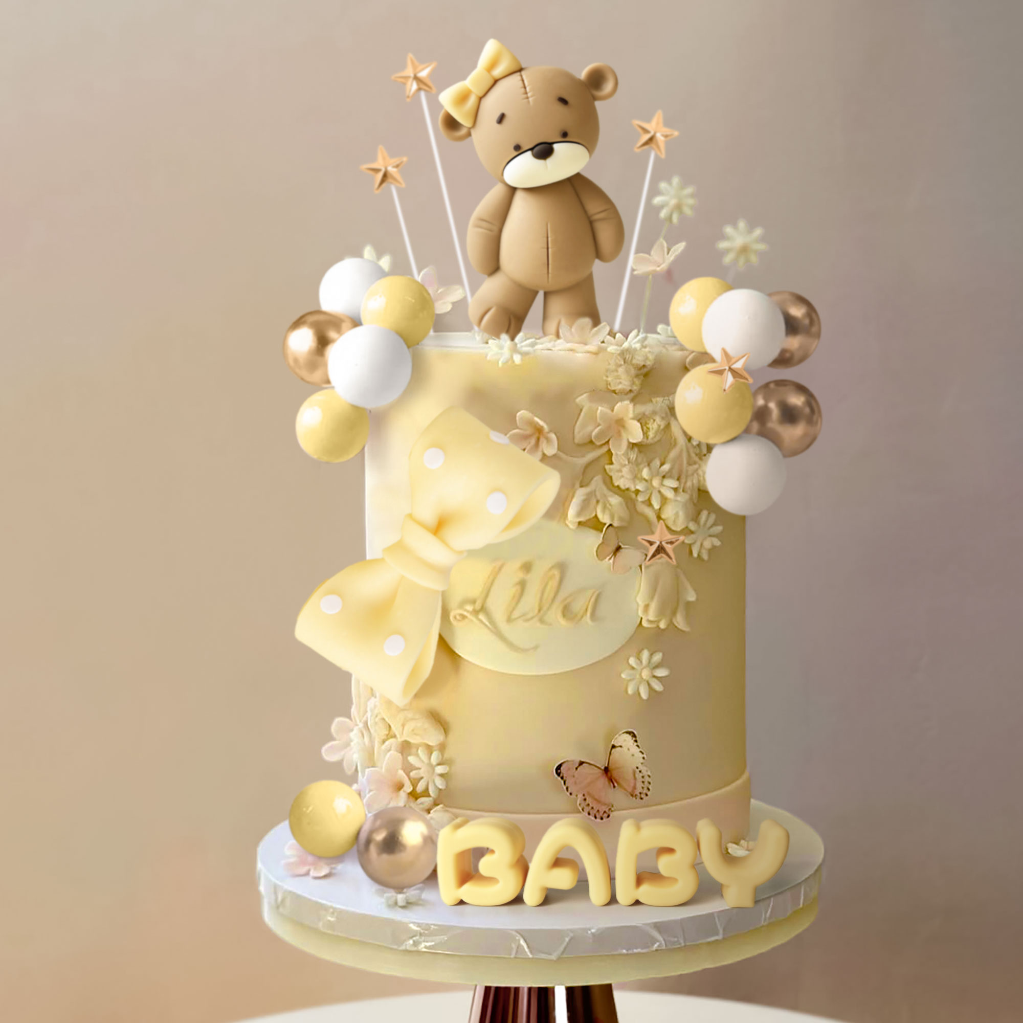 LaVenty หมีสีชมพูเค้กตกแต่งเด็ - Resin Art Alphabet บทวิจารณ์และราคา