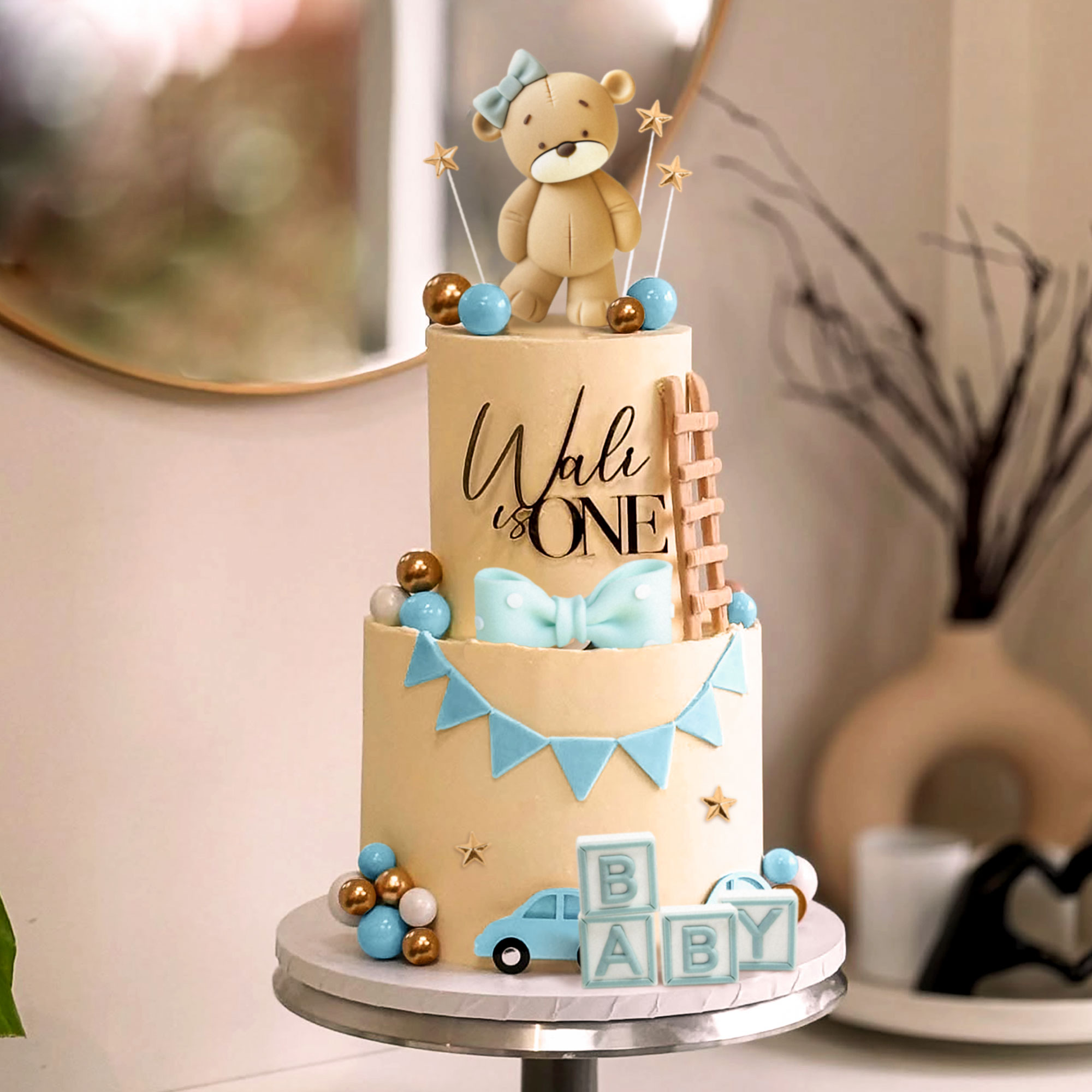 LaVenty หมีสีชมพูเค้กตกแต่งเด็ - Resin Art Alphabet บทวิจารณ์และราคา