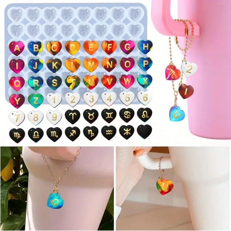 1 ชิ้น DIY แม่พิมพ์เรซินอีพ็อก - Resin Art Alphabet บทวิจารณ์และราคา