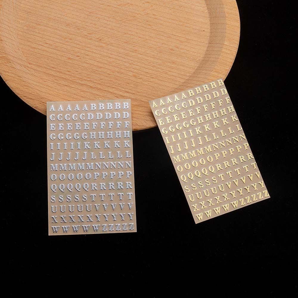 สติ๊กเกอร์ตกแต่งอีพ็อกซี่เรซิ่ - Resin Art Alphabet บทวิจารณ์และราคา