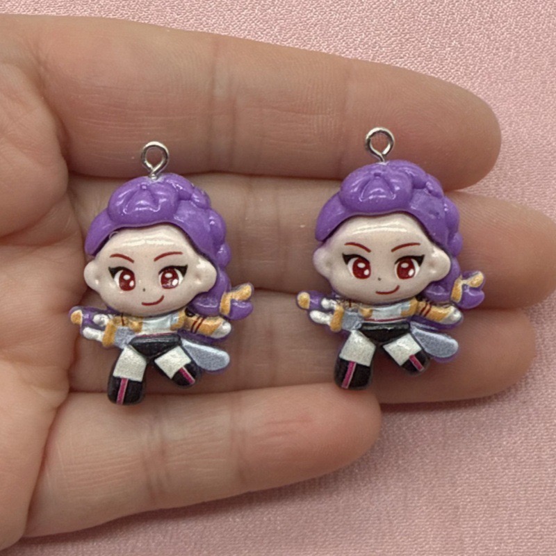 จี้การ์ตูนเรซิ่น 10 ชิ้น, ต่าง - Resin Art Earrings บทวิจารณ์และราคา