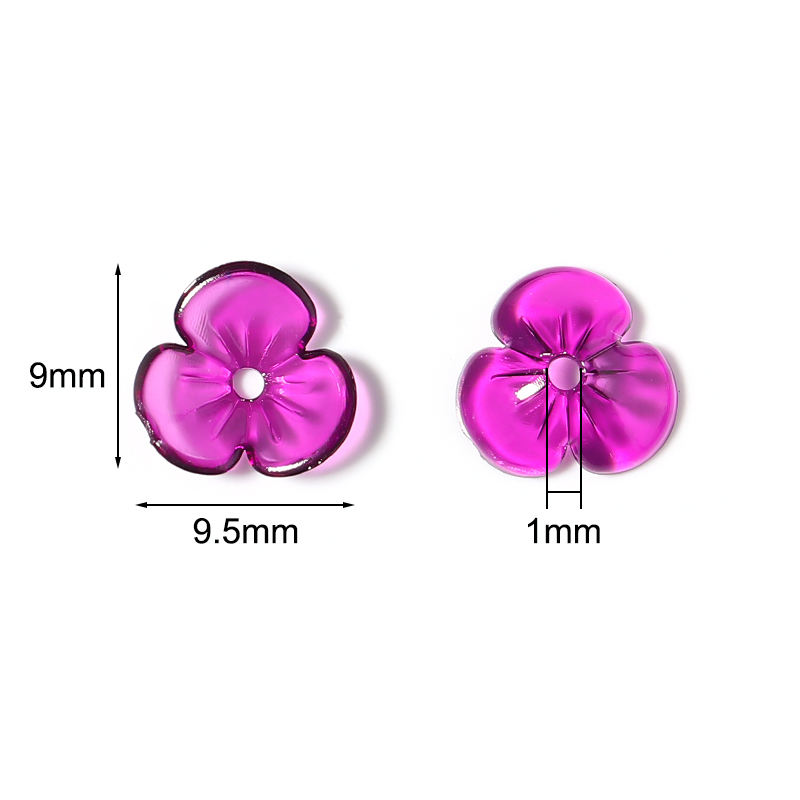 20 ชิ้น/ล็อตโปร่งใสเรซิ่นกลีบล - Resin Art For Sale บทวิจารณ์และราคา