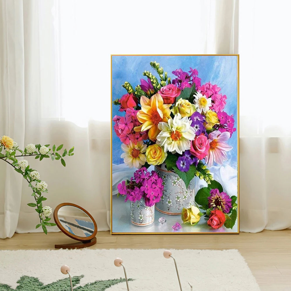 ภาพวาดเพชร 5 มิติ ลายดอกไม้ แจ - Resin Art With Rose บทวิจารณ์และราคา