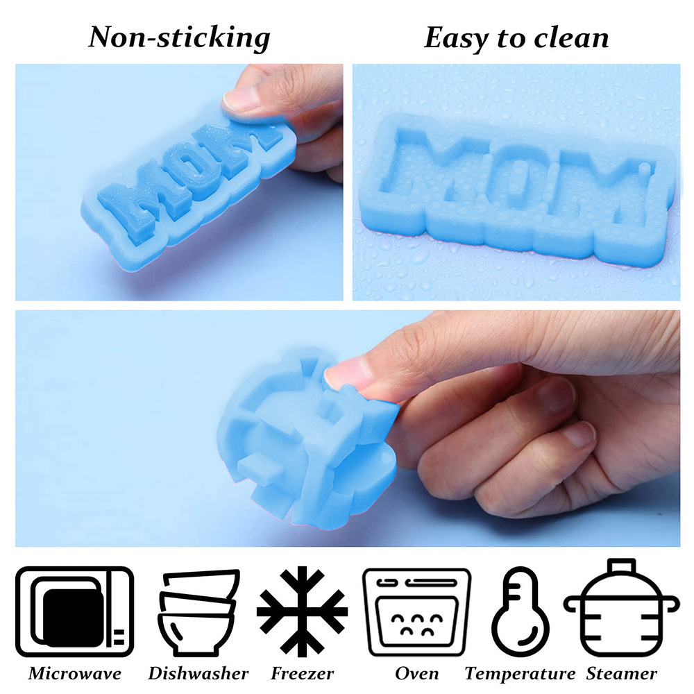 DIY ซิลิโคนเรซินแม่พิมพ์จดหมาย - Resin Art Alphabet บทวิจารณ์และราคา