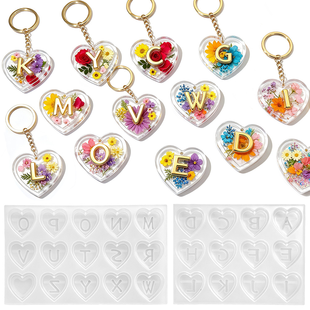 แม่พิมพ์ซิลิโคนรูปตัวอักษร 26  - Resin Art Alphabet บทวิจารณ์และราคา