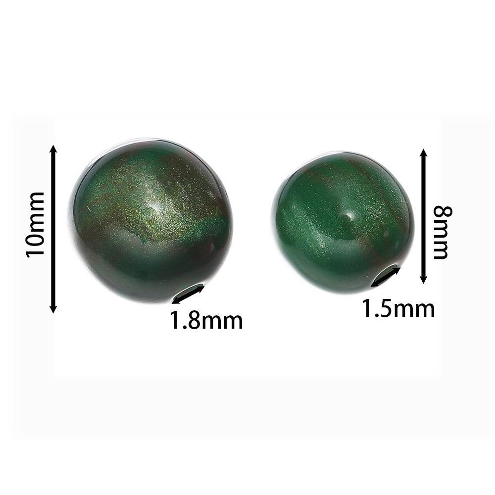 ลูกปัดเรซิ่นกลมลายตาแมวแบบกลิต - Resin Art And Deco บทวิจารณ์และราคา