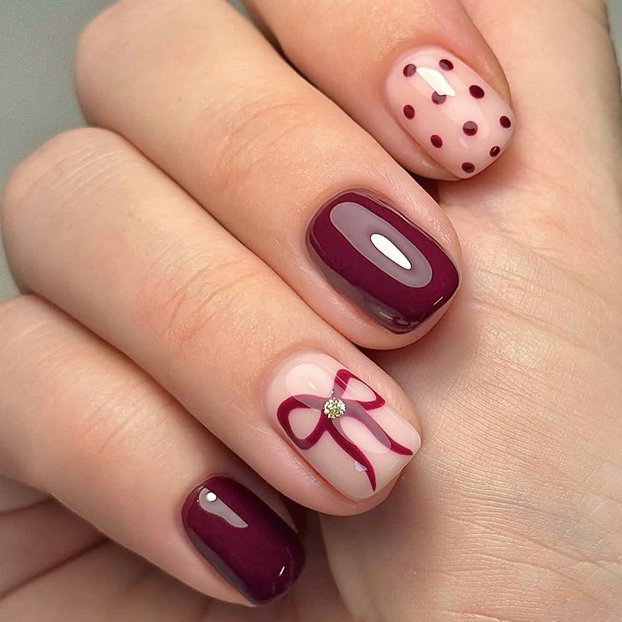 เล็บปลอมสั้นทรงเหลี่ยมแบบกดติด - Resin Art And Deco บทวิจารณ์และราคา