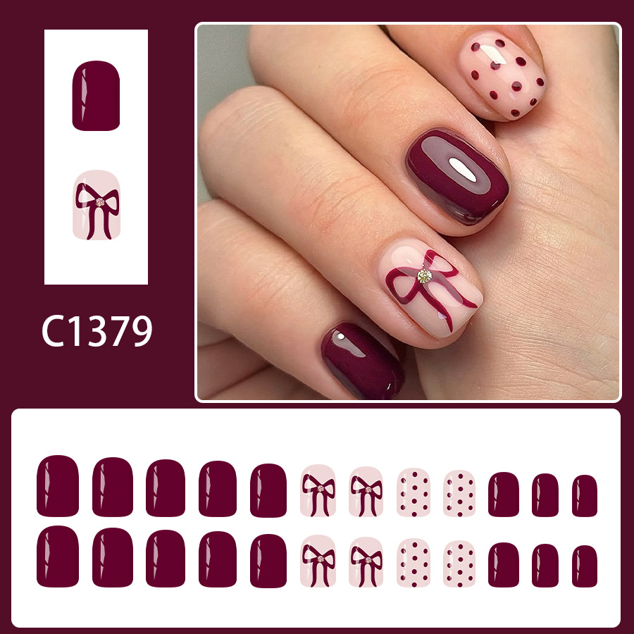 เล็บปลอมสั้นทรงเหลี่ยมแบบกดติด - Resin Art And Deco บทวิจารณ์และราคา