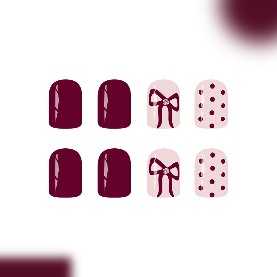 เล็บปลอมสั้นทรงเหลี่ยมแบบกดติด - Resin Art And Deco บทวิจารณ์และราคา