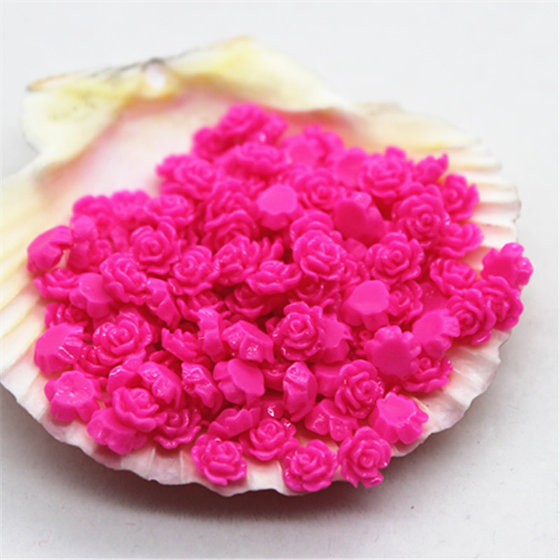 100pcs 6mm เรซิ่น MINI Rose ดอ - Resin Art With Rose บทวิจารณ์และราคา
