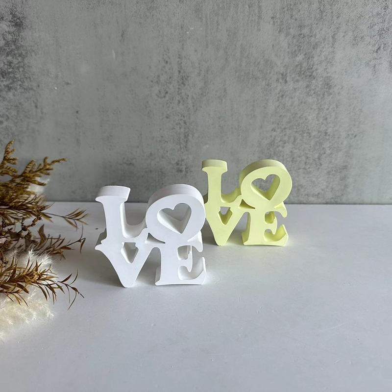 แม่พิมพ์ซิลิโคนรูปตัวอักษร LOV - Resin Art Alphabet บทวิจารณ์และราคา