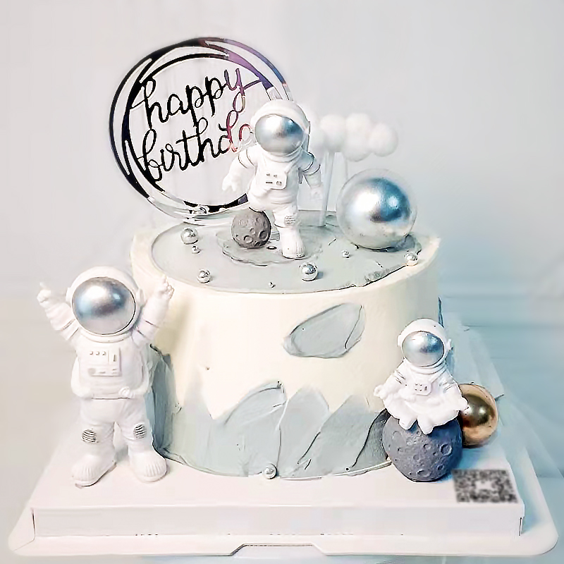 นักบินอวกาศเค้ก Topper สําหรับ - Resin Art Alphabet บทวิจารณ์และราคา