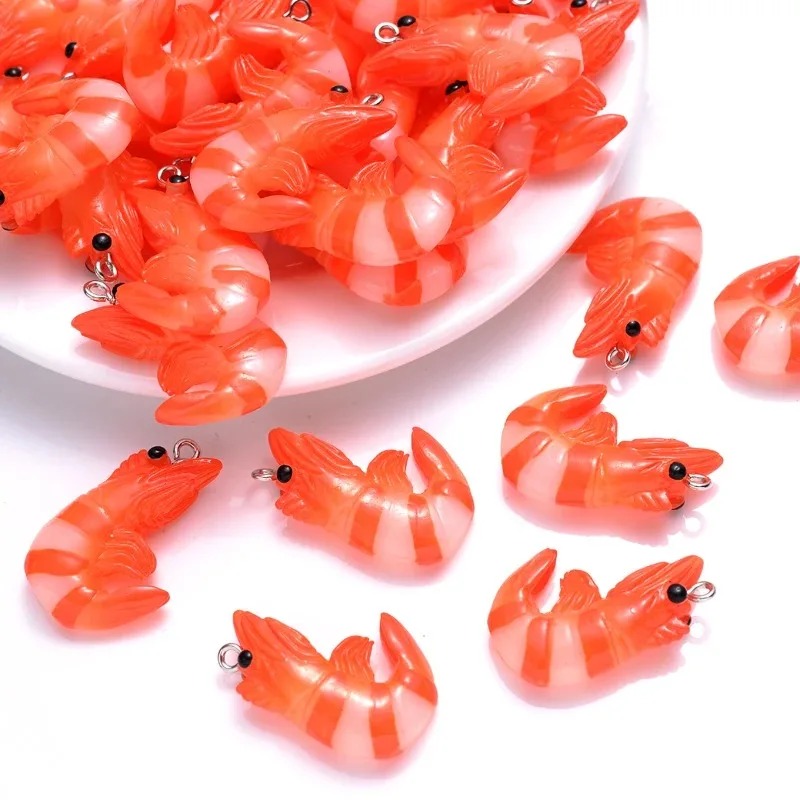จี้รูปกุ้งก้ามกรามและกุ้งจำลอง - Resin Art For Sale บทวิจารณ์และราคา