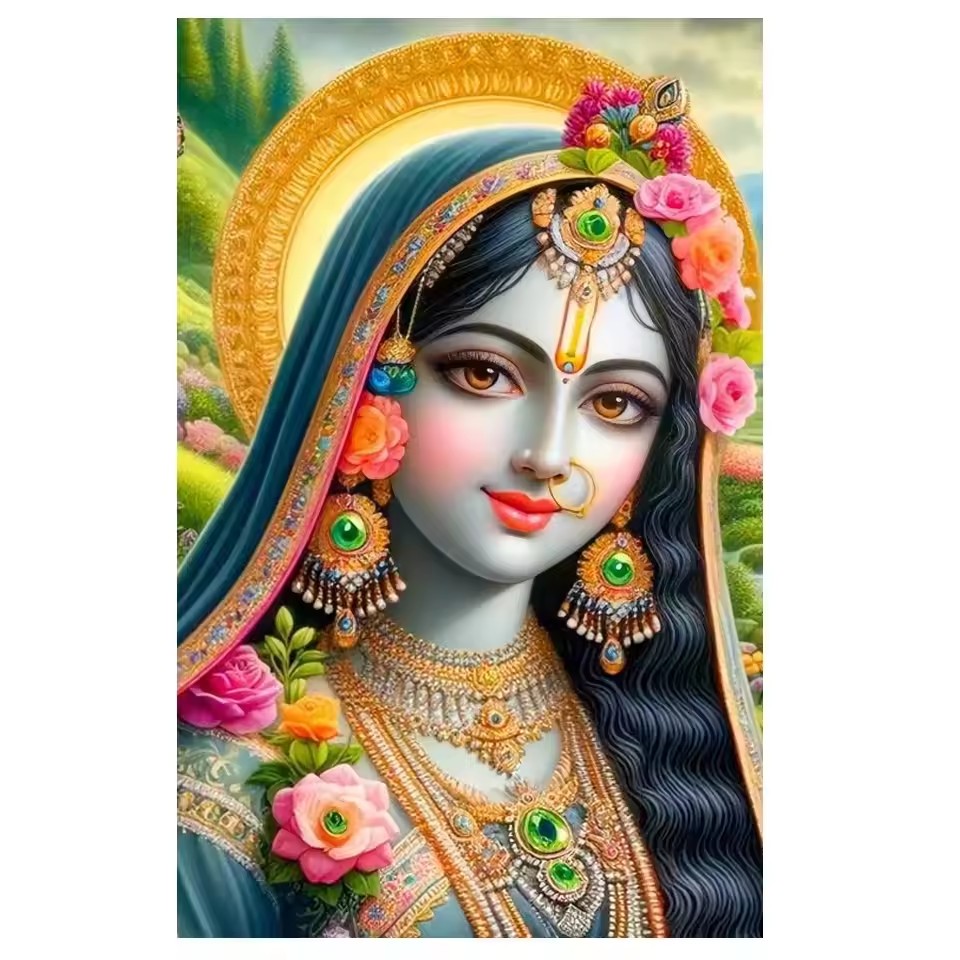 Indian Lord Radha Krishna Coup - Resin Art Radha Krishna บทวิจารณ์และราคา
