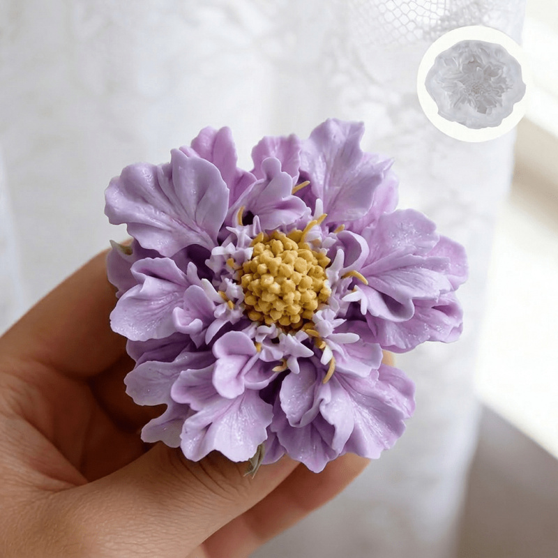 แม่พิมพ์ซิลิโคนรูปดอกไม้สีฟ้าแ - Resin Artist บทวิจารณ์และราคา