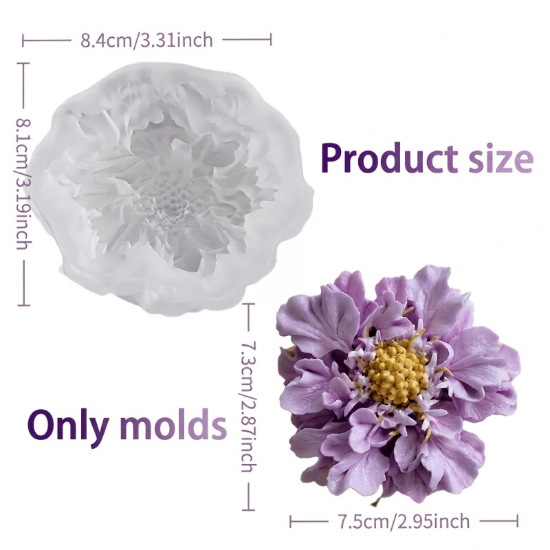 แม่พิมพ์ซิลิโคนรูปดอกไม้สีฟ้าแ - Resin Artist บทวิจารณ์และราคา
