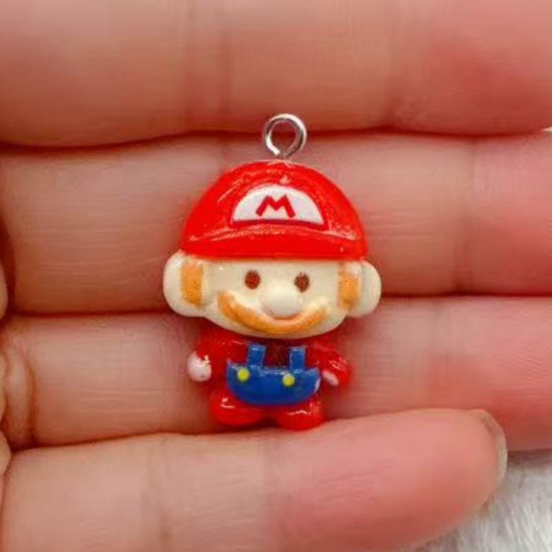 จี้การ์ตูนเรซิน 10 ชิ้น, อุปกร - Resin Art Earrings บทวิจารณ์และราคา