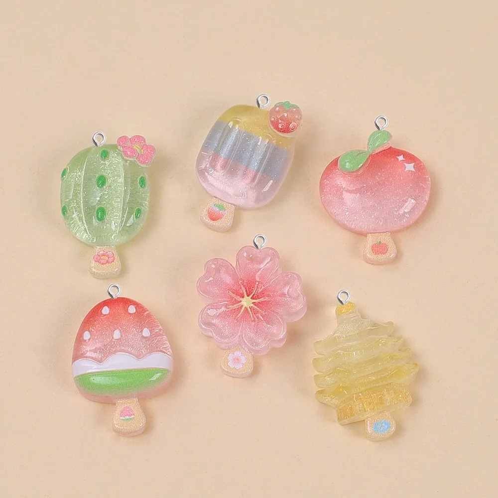 จี้เรซิ่นรูปไอศกรีมฤดูร้อนน่าร - Resin Art And Deco บทวิจารณ์และราคา