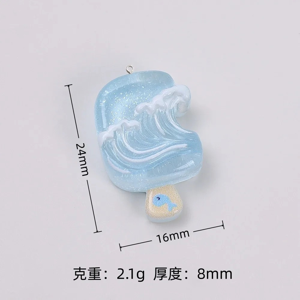 จี้เรซิ่นรูปไอศกรีมฤดูร้อนน่าร - Resin Art And Deco บทวิจารณ์และราคา