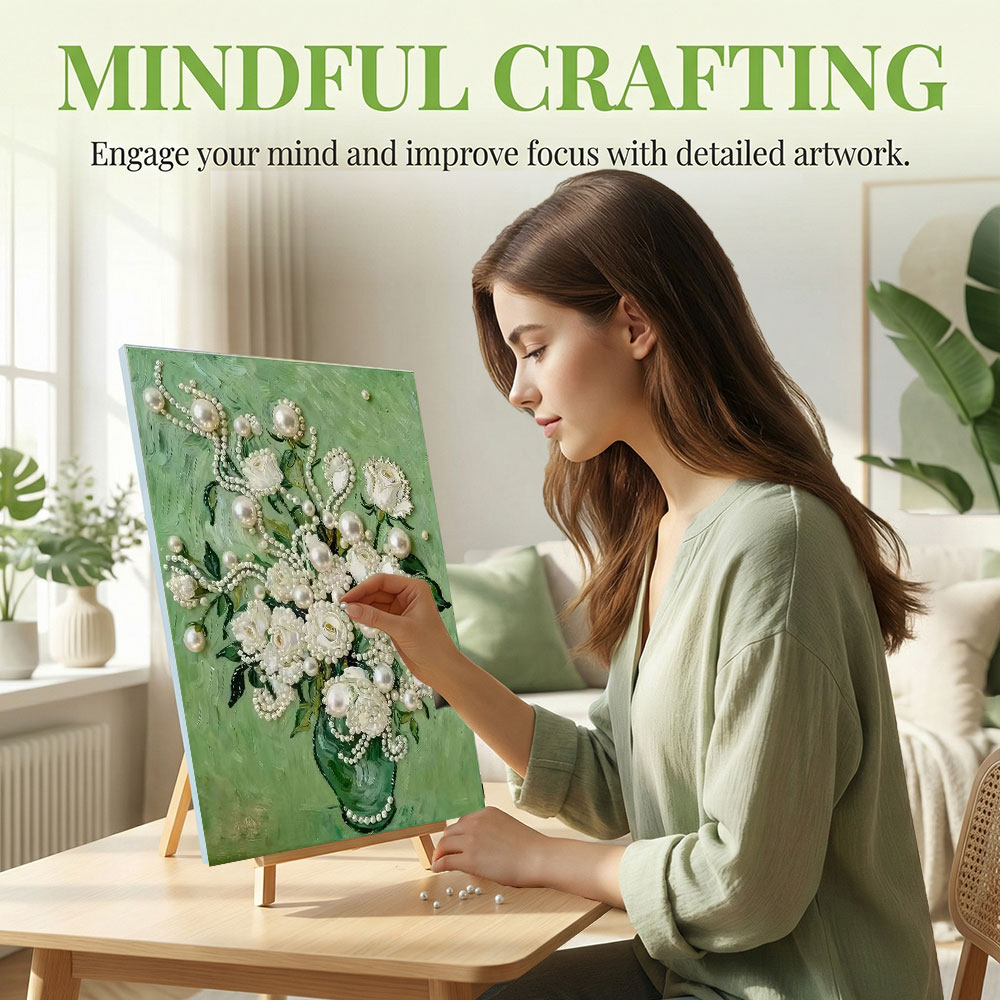 ชุดภาพวาดไข่มุก DIY Huacan สำห - Resin Art With Rose บทวิจารณ์และราคา