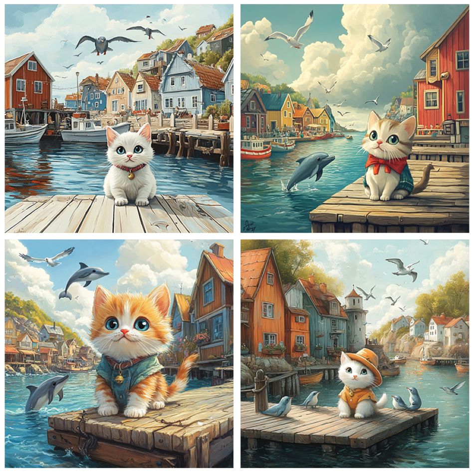 ชุดภาพวาดเพชรลายแมว CHENISTORY - Resin Art Ideas บทวิจารณ์และราคา